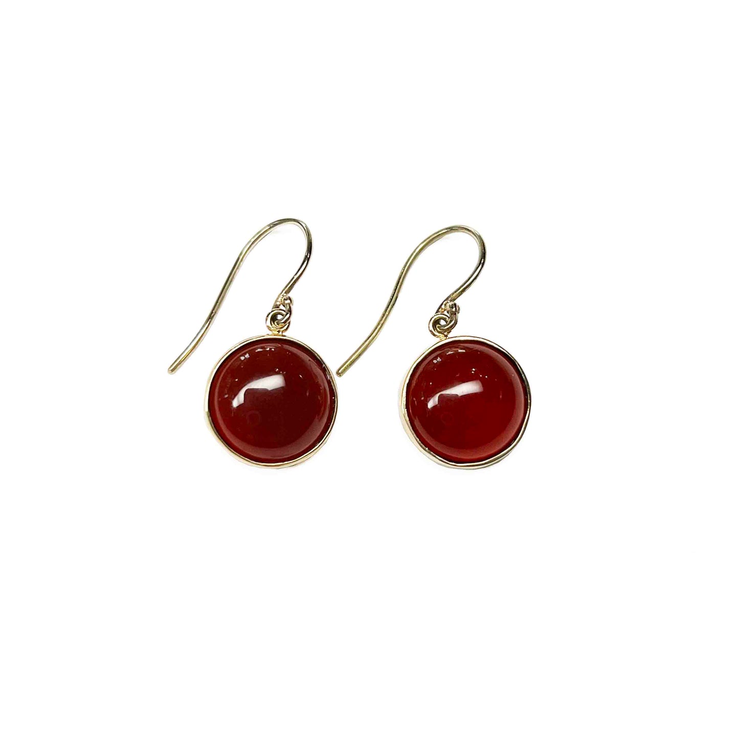 14KY Carnelian Earrings