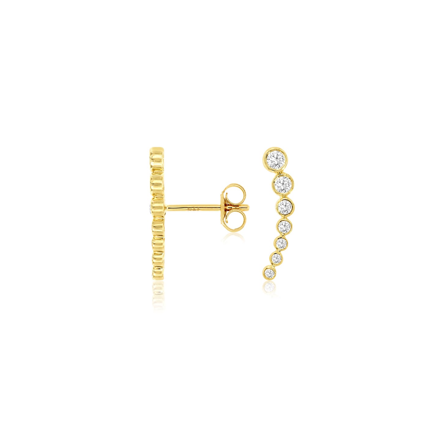 14ky Diamond Stud Earrings