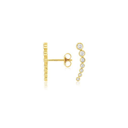 14ky Diamond Stud Earrings