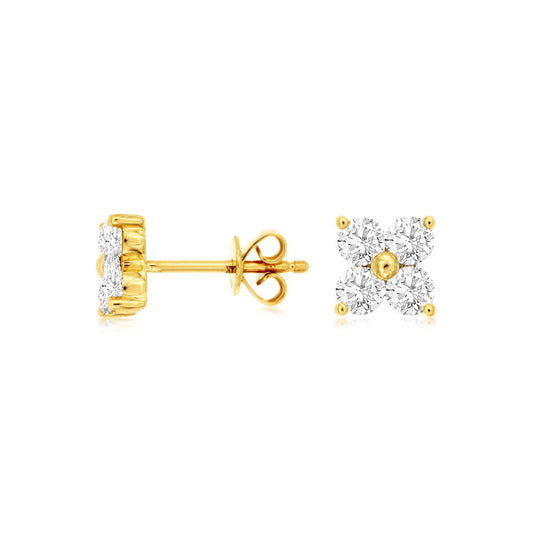 14ky Diamond Diamond Earrings