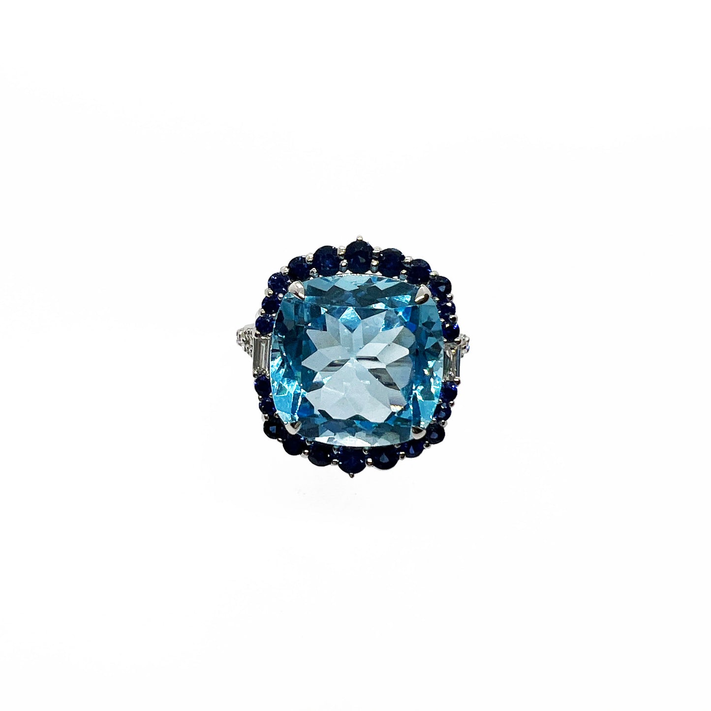 14kw Blue Topaz Ring