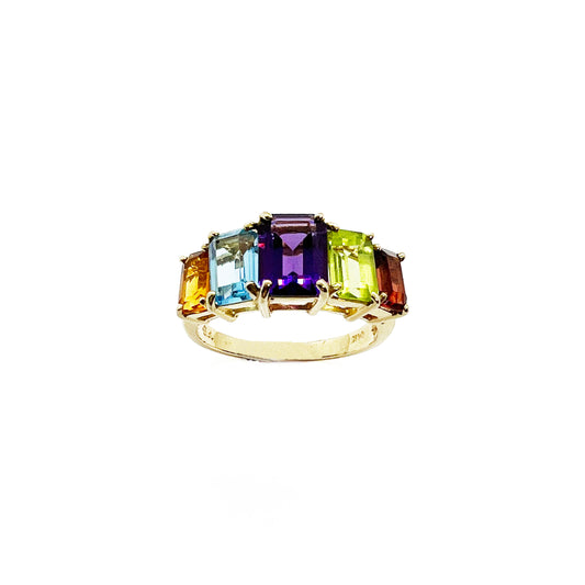 14ky Multigems Ring