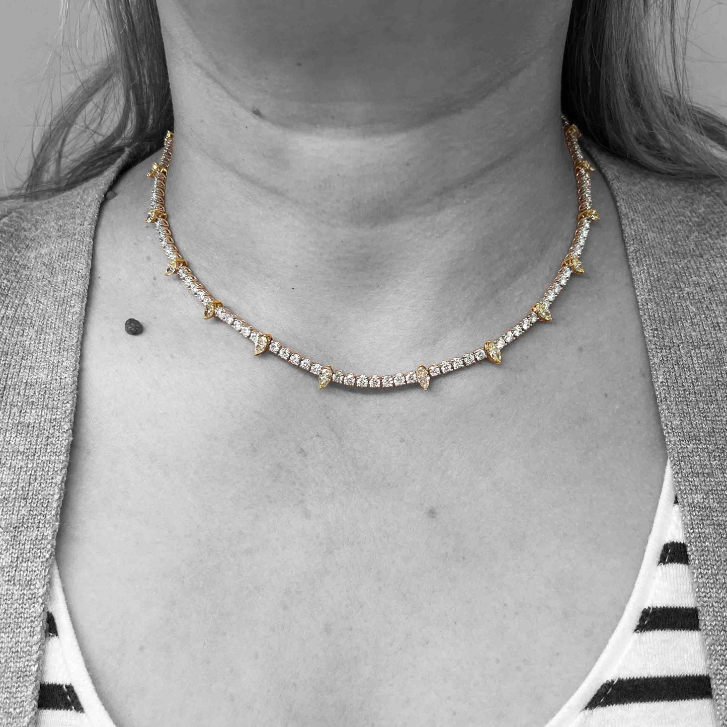 18kw Diamond Necklace