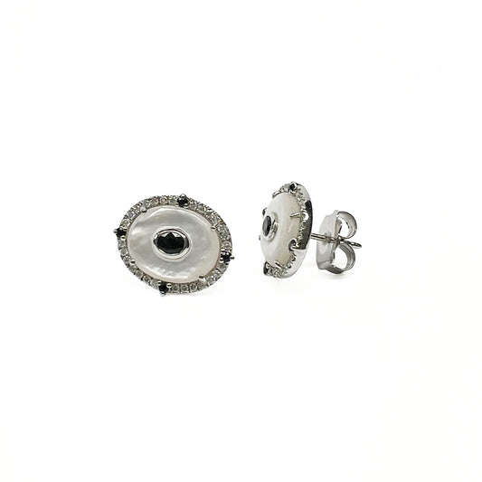 18kw Mother of Pearl Earrings