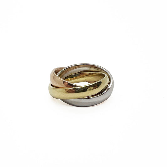 14k Triple Bands Ring