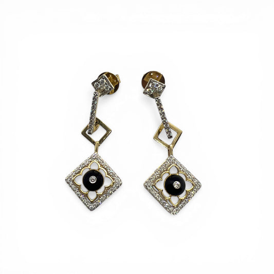 14ky Diamond Earrings