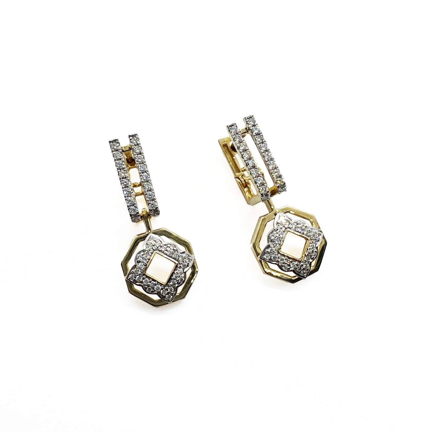 14ky Diamond Earrings