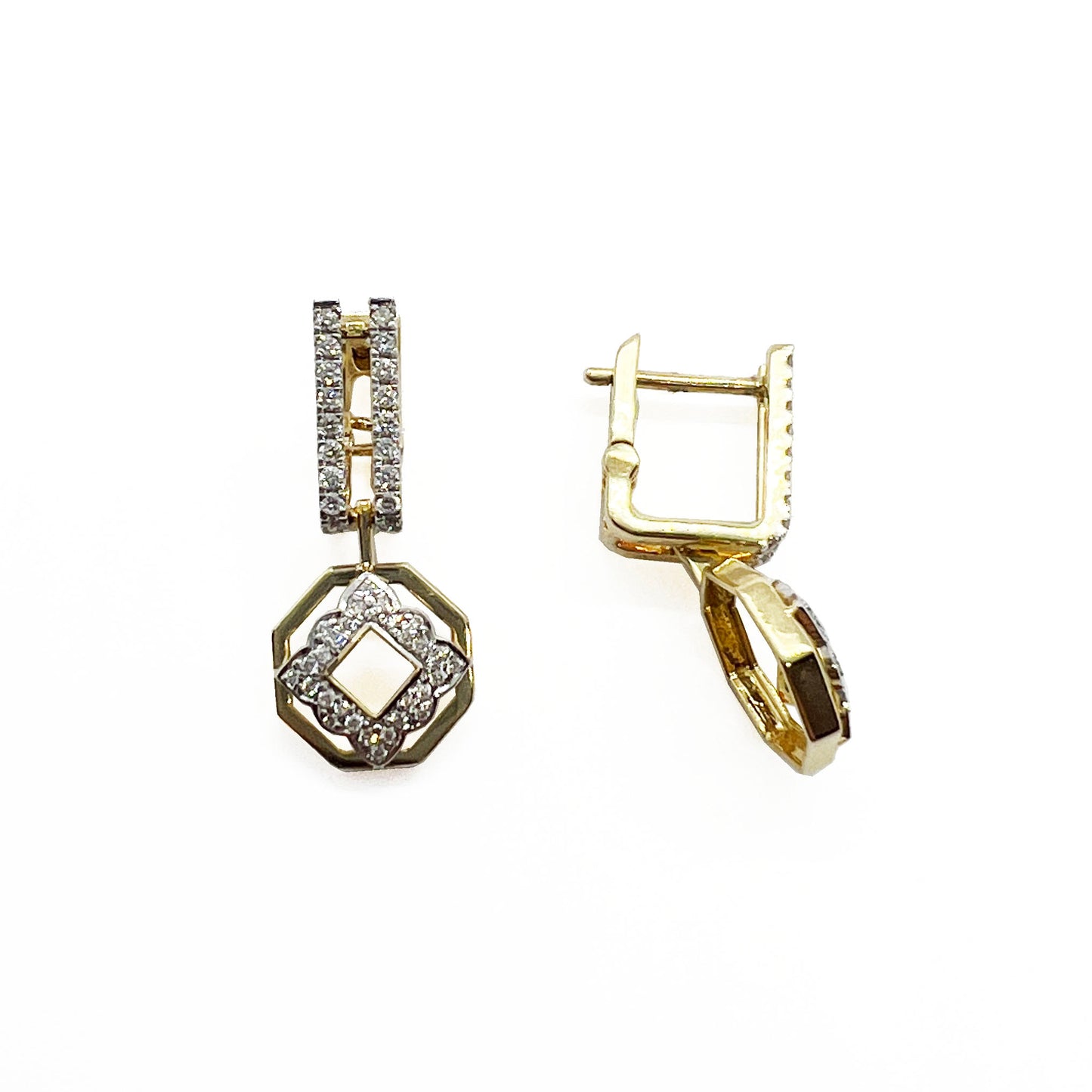 14ky Diamond Earrings