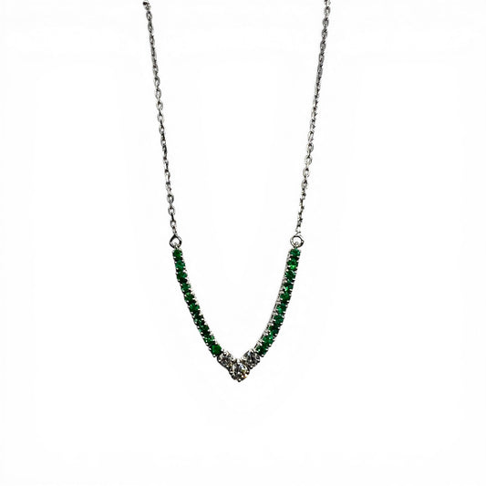 14kw Emerald Necklace