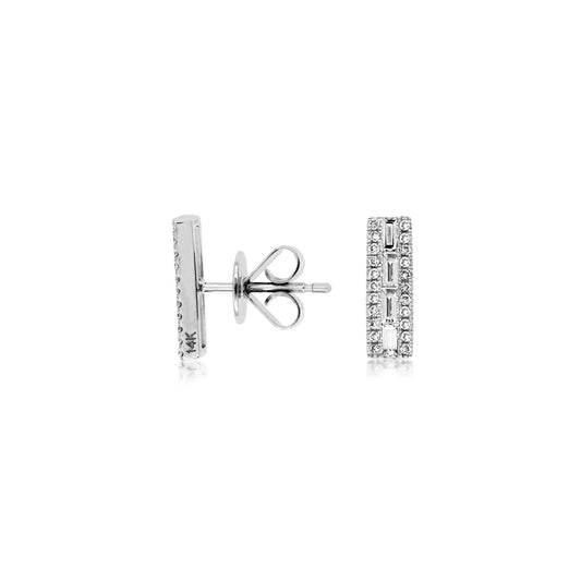 14kw Diamond Stud Earrings