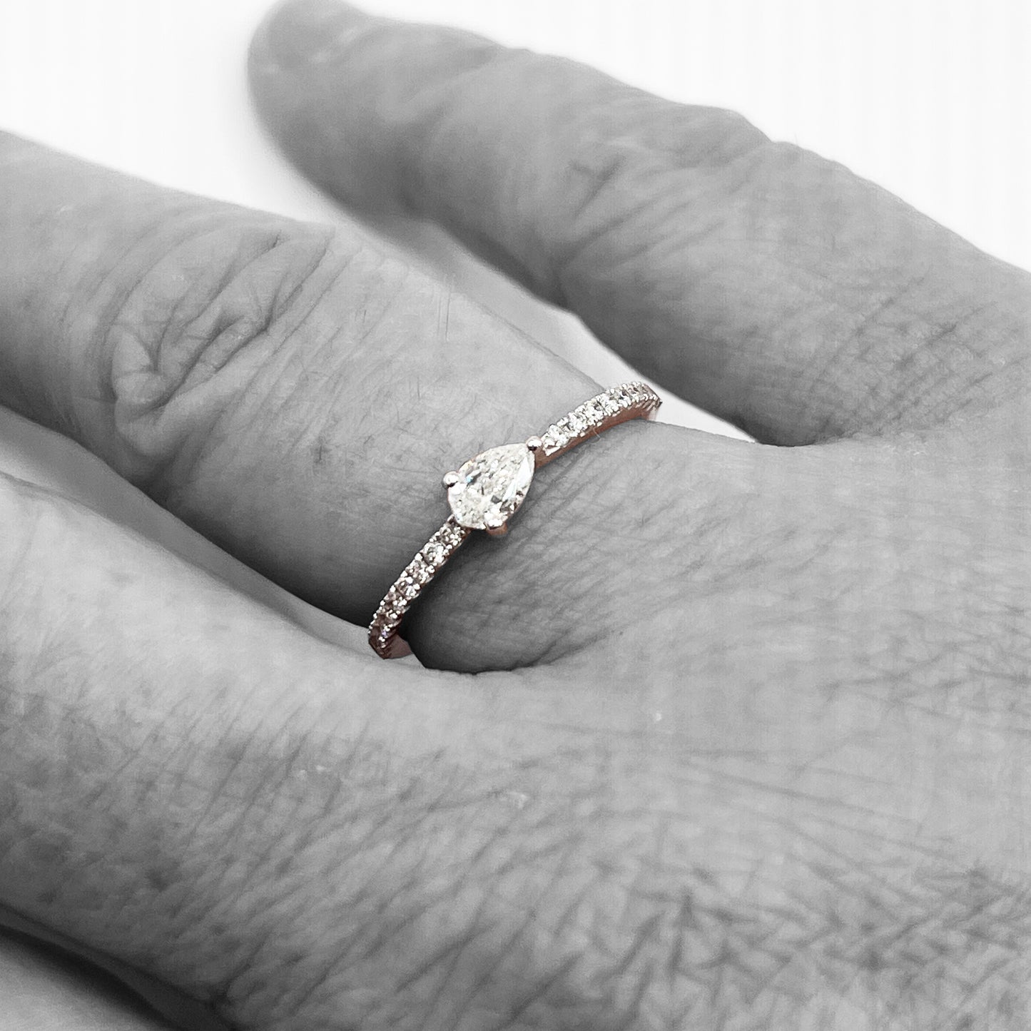 14kw Stackable Diamond Ring