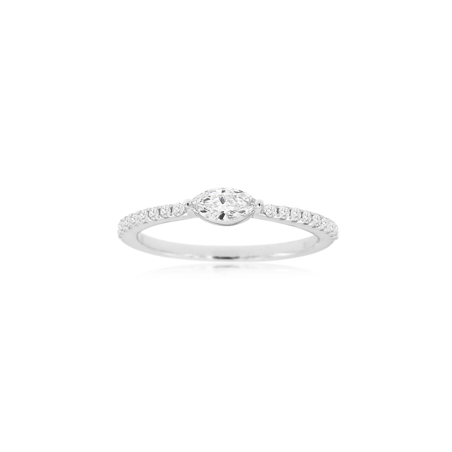 14kw Stackable Diamond Ring