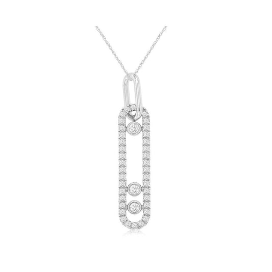 14kw Diamond Pendant