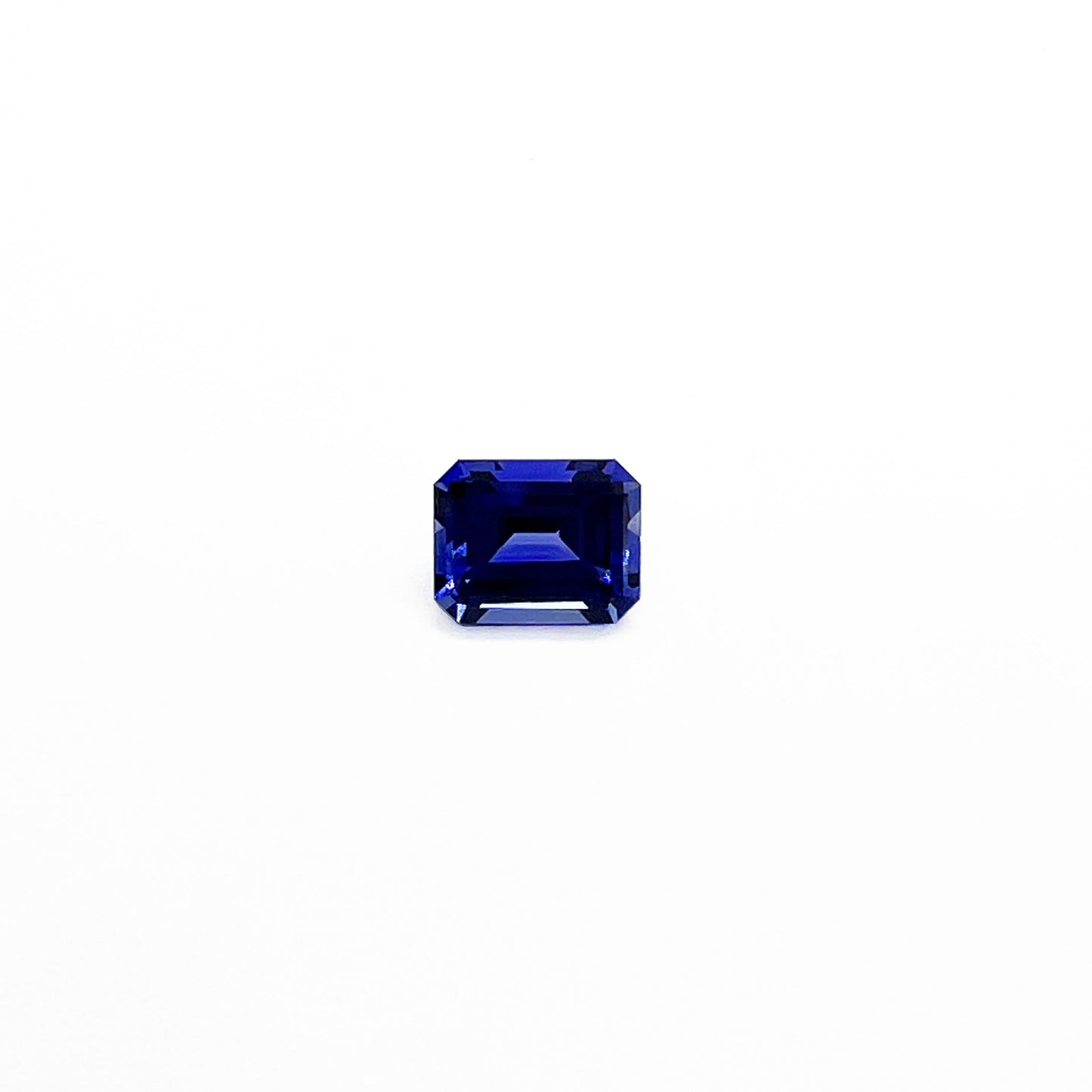 Emerald Cut Lab Grown Blue Sapphire - 4.30ct