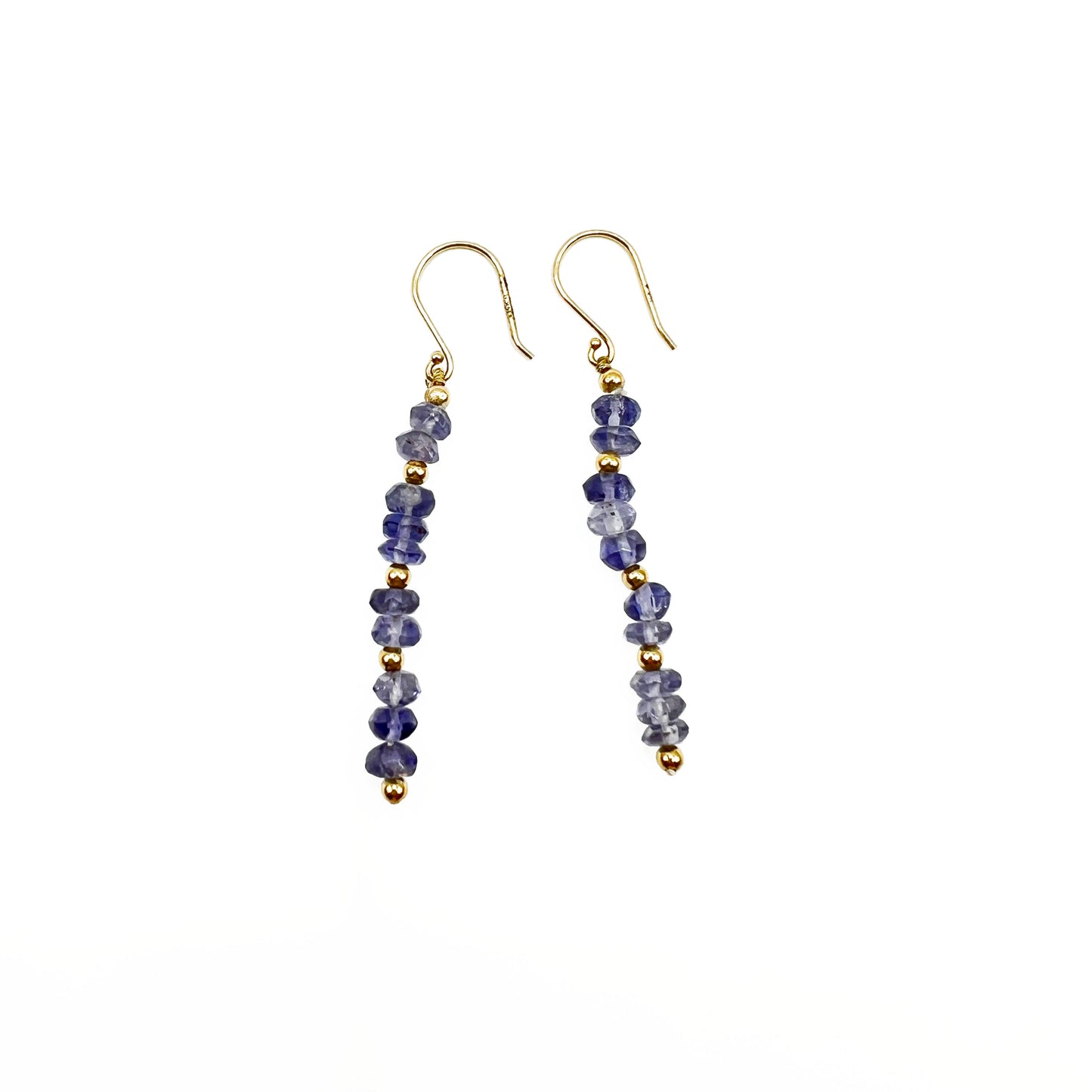 14ky Iolite Earrings