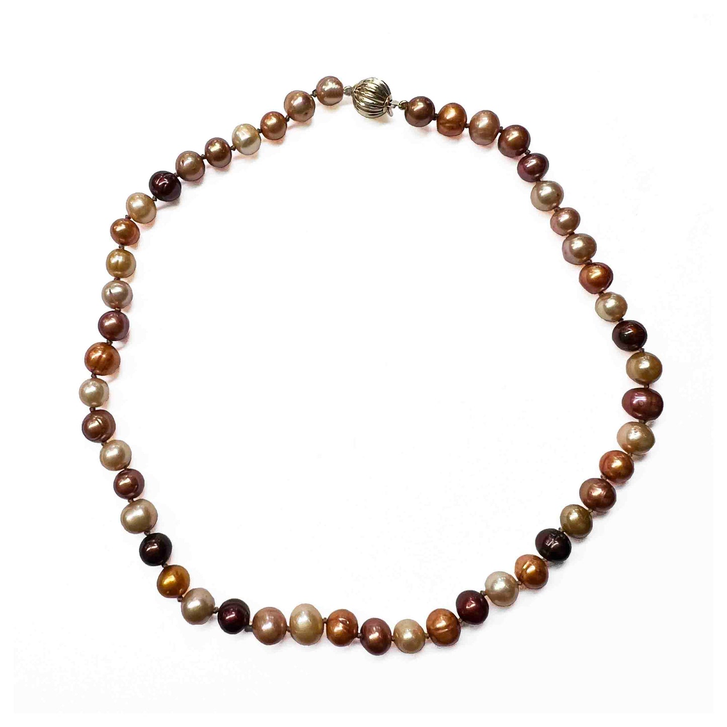 14ky Brown Freshwater Pearl Necklace