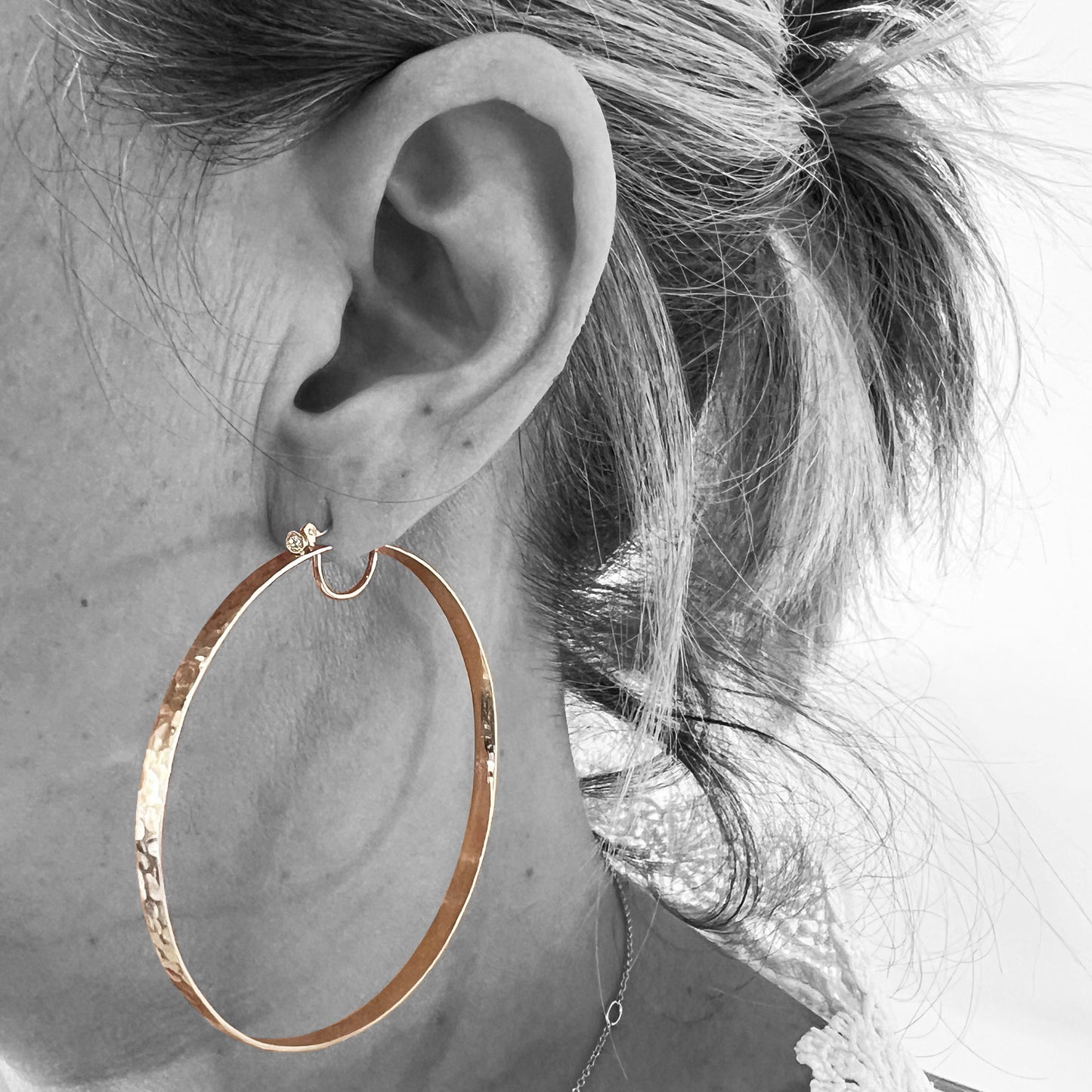 14ky Hoop Earrings