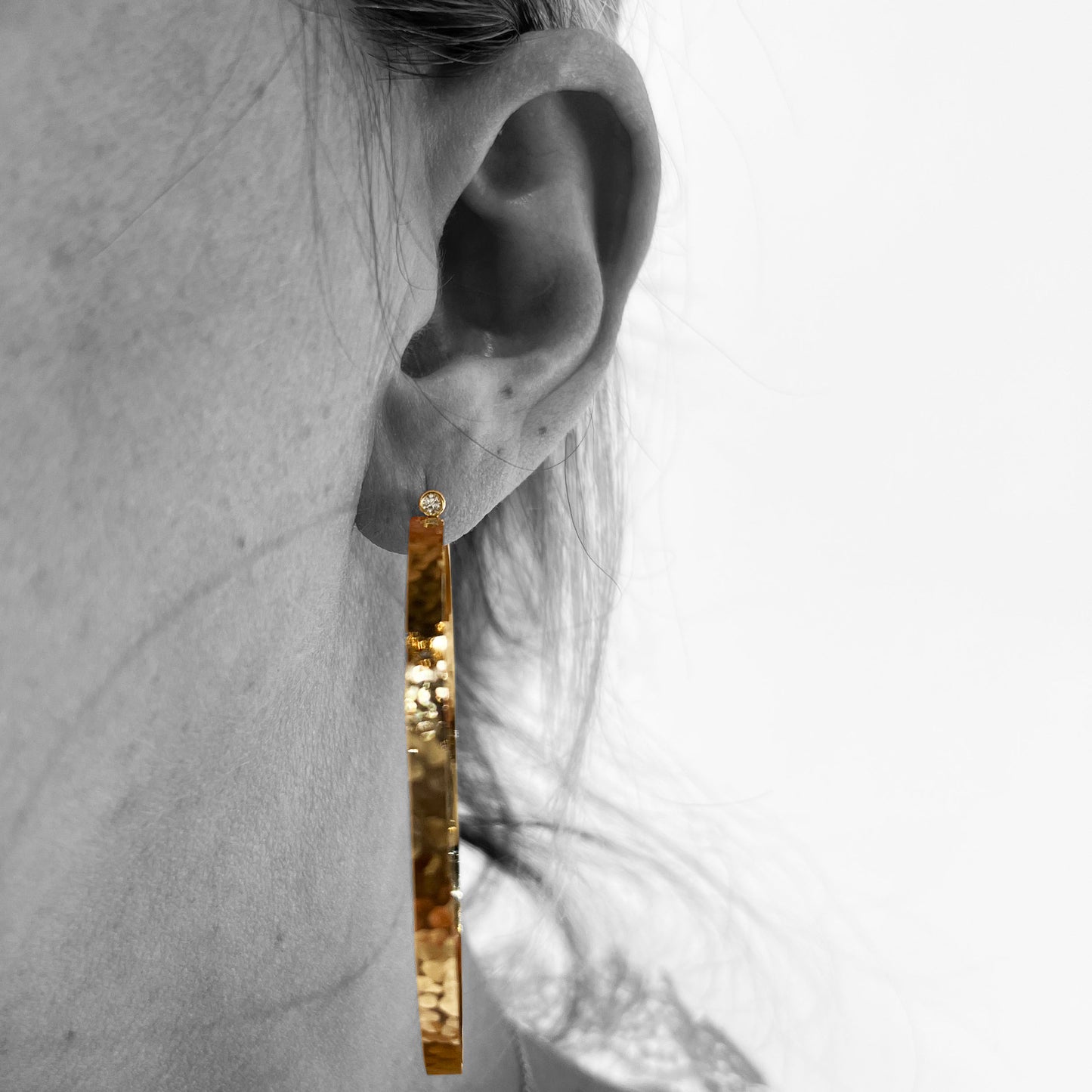 14ky Hoop Earrings