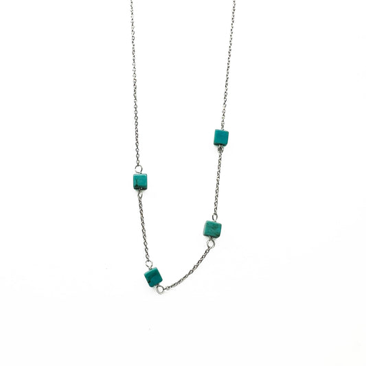 Silver Turquoise Necklace