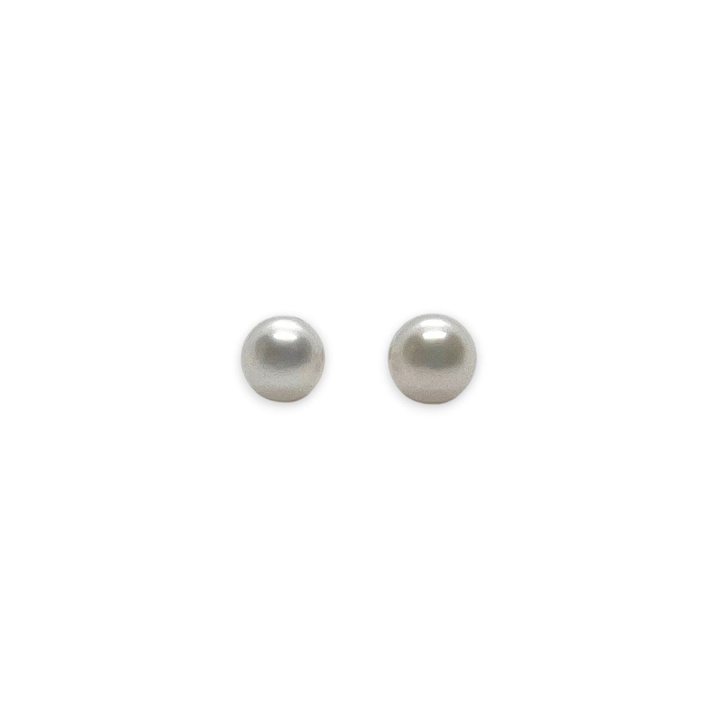14KR Pearl Stud Earrings 7mm