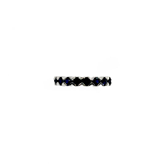 18kw Blue sapphire Ring