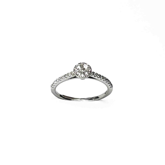 14kw Diamond Ring