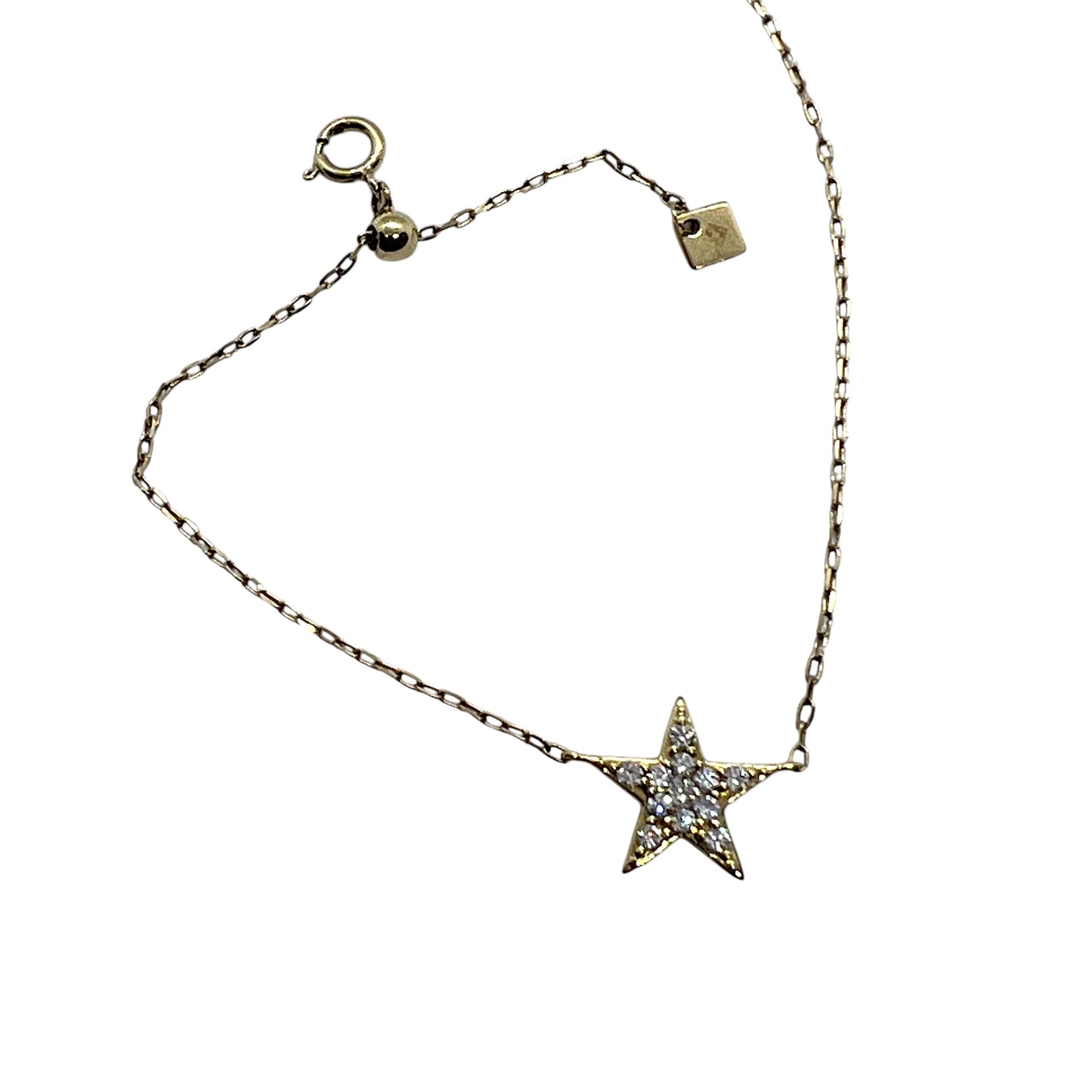 18ky Diamond Star Bracelet