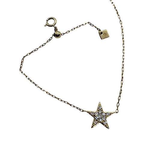 18ky Diamond Star Bracelet