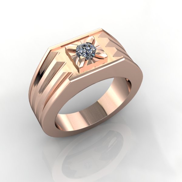 Diamond Signet Ring - eklektic jewelry studio