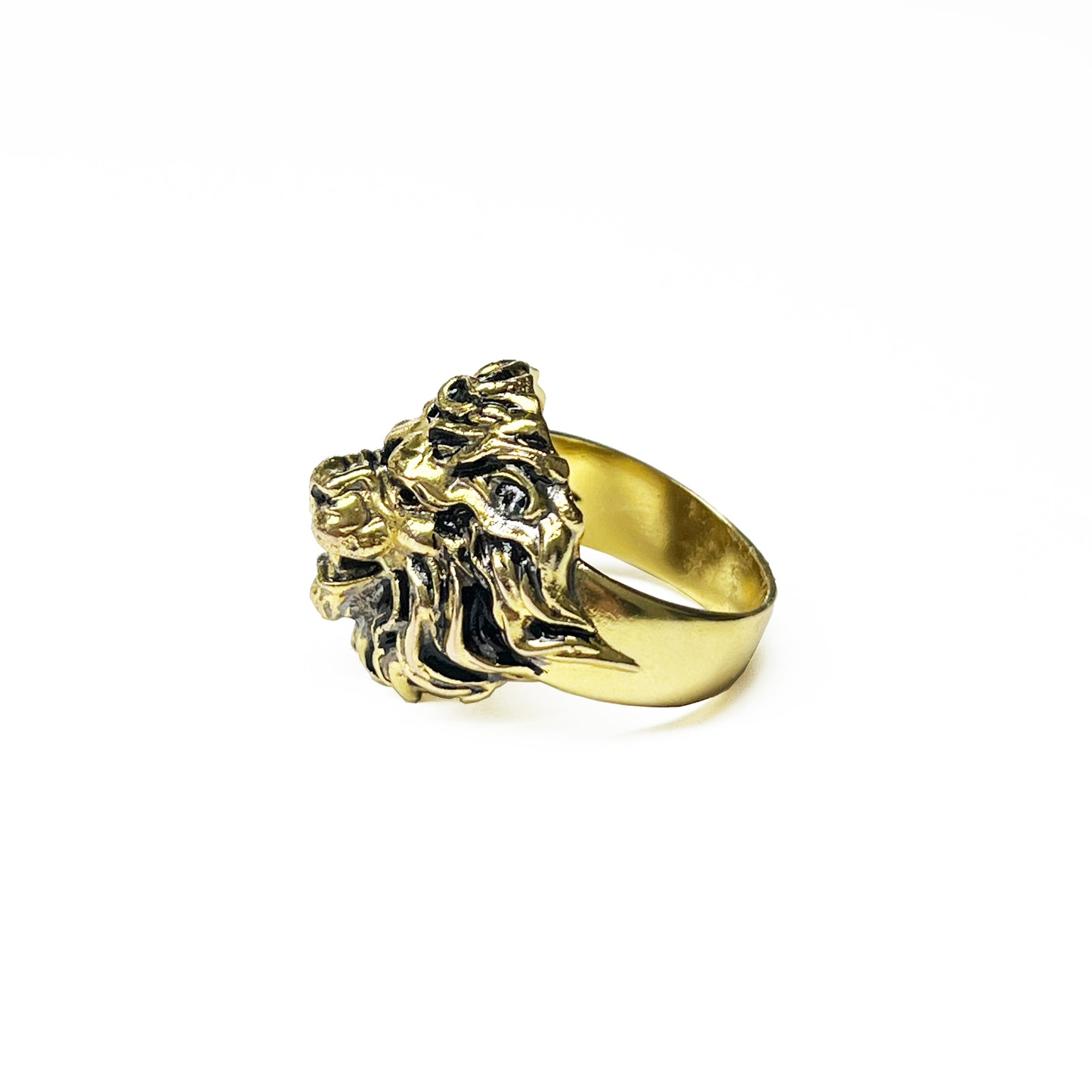 10KY Lion Ring