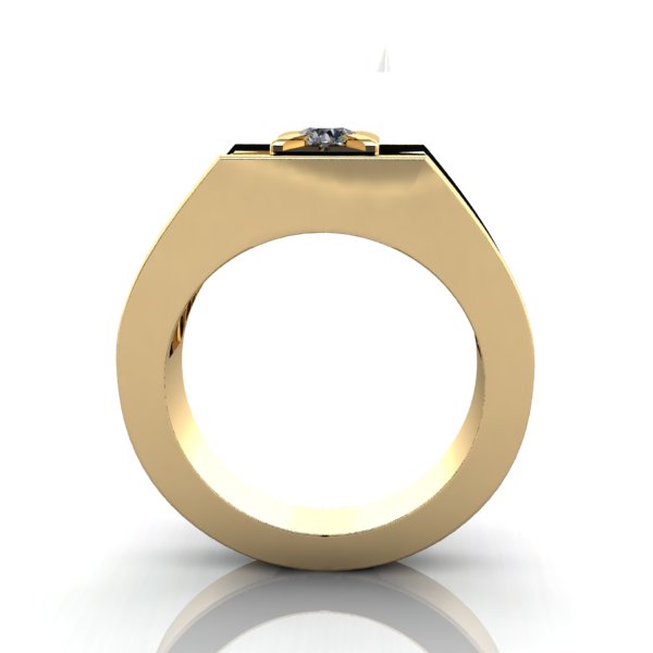 Diamond Signet Ring - eklektic jewelry studio