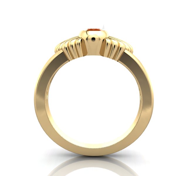 Fire Opal Ring - eklektic jewelry studio