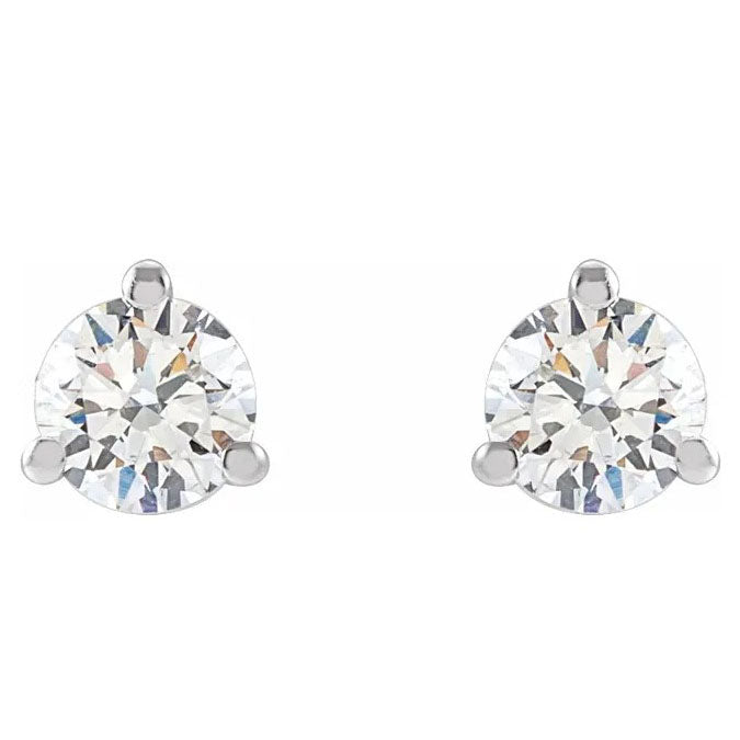 14kw LG Diamond Martini Studs 3.4mm 1/3cttw