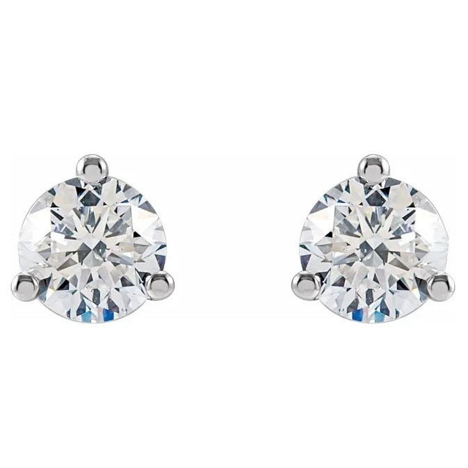 14kw LG Diamond Martini Studs 4.5mm 3/4cttw