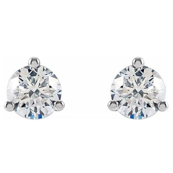 14kw LG Diamond Martini Studs 4.5mm 3/4cttw