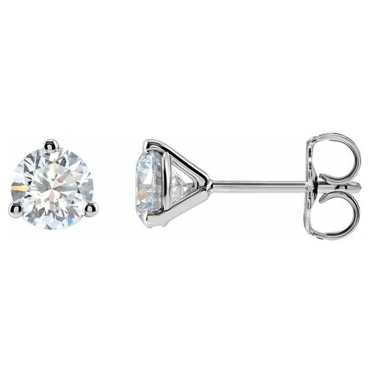 14kw LG Diamond Martini Studs 5mm 1cttw