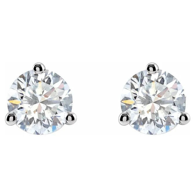 14kw LG Diamond Martini Studs 5mm 1cttw