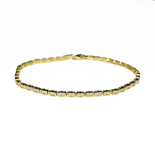 18ky Diamond Tennis Bracelet