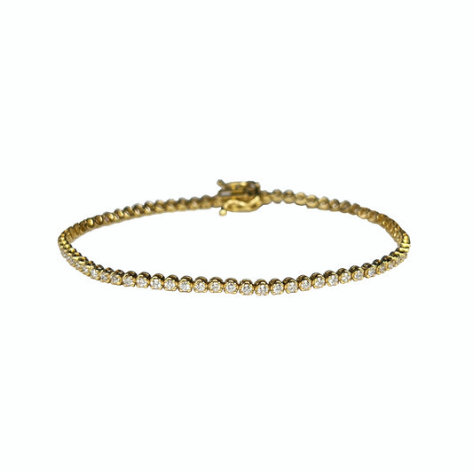 18ky Diamond Tennis Bracelet