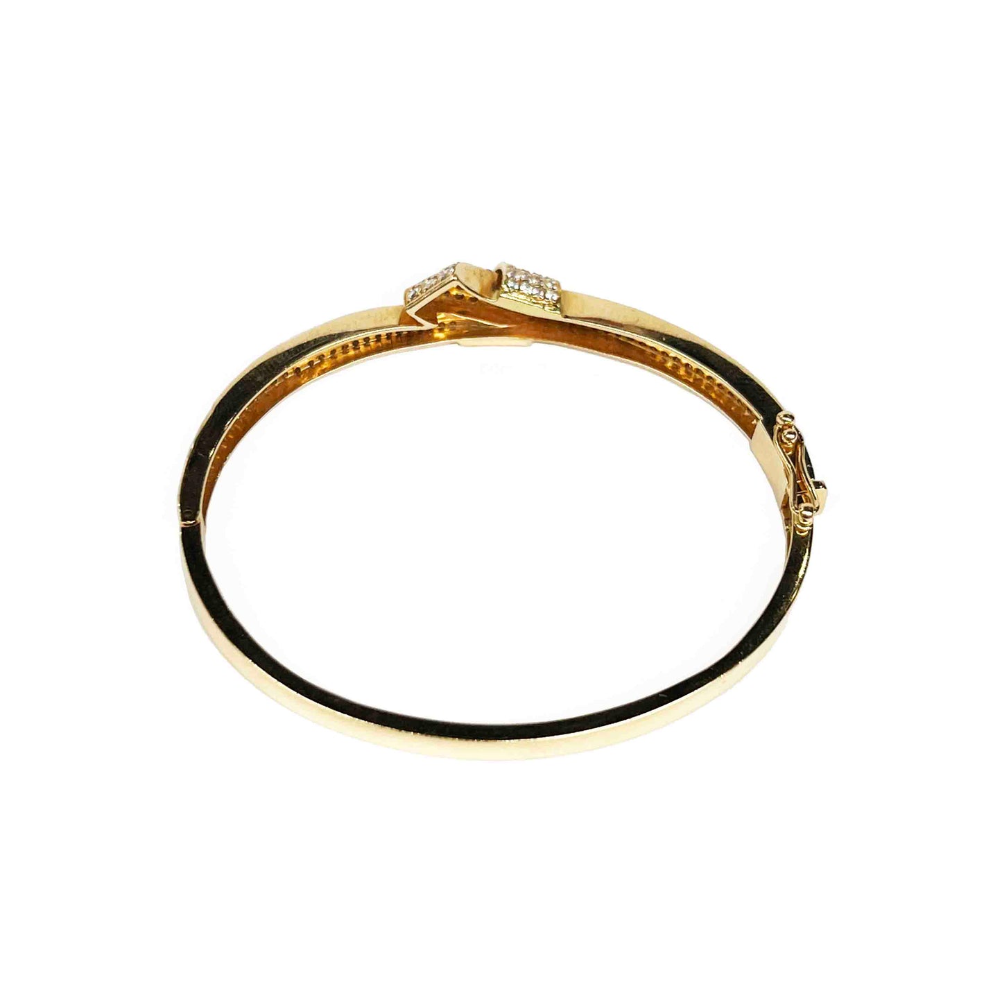 18kr Diamond Bow Bracelet