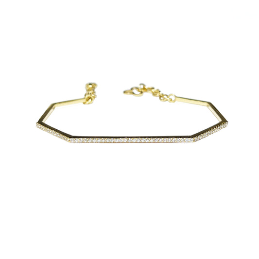 18ky Diamond Bangle Bracelet
