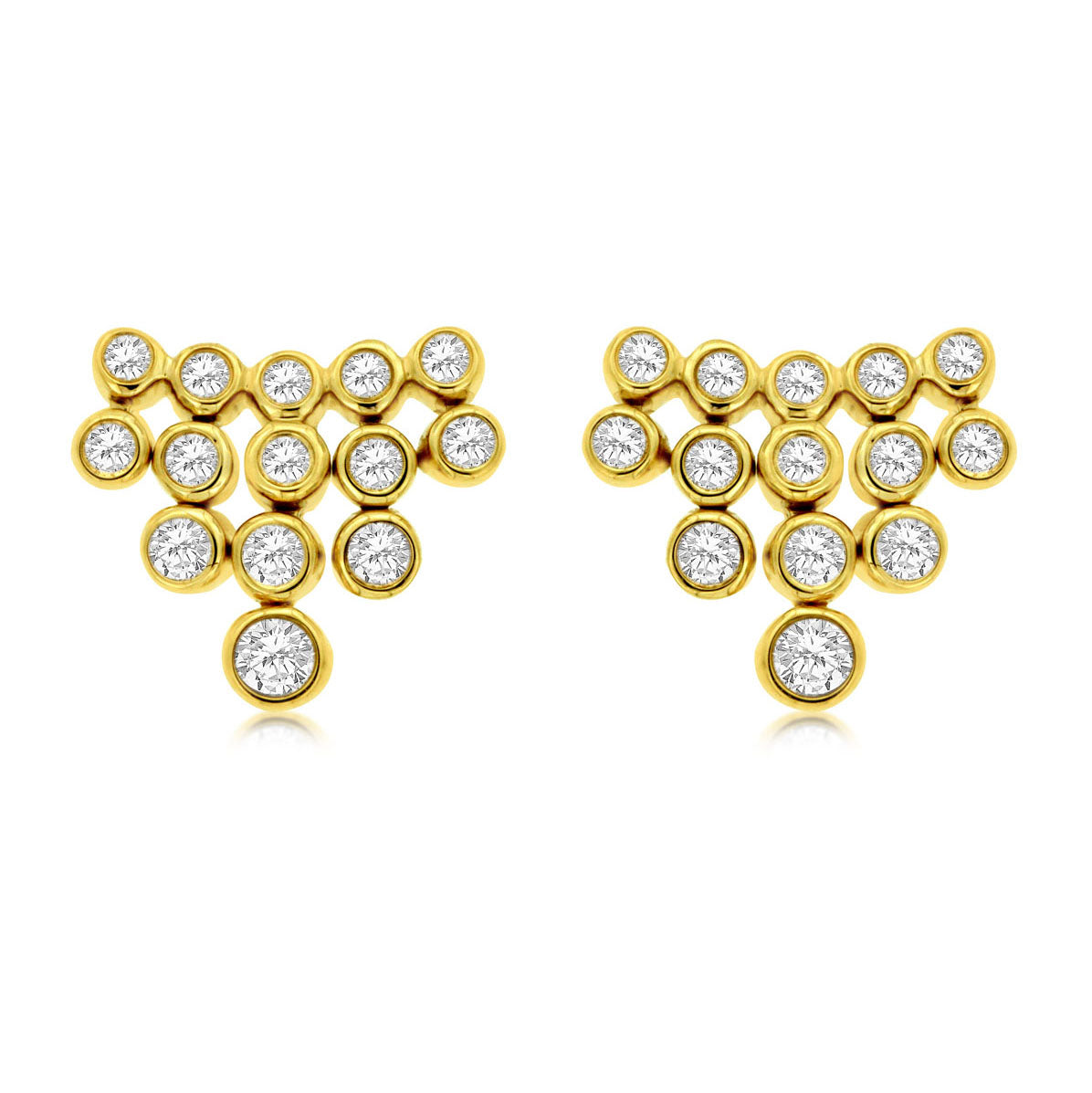 14ky Diamond Earrings - eklektic jewelry studio