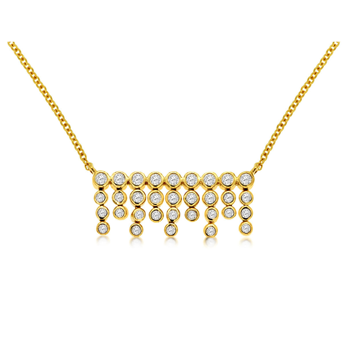 14ky Diamond Necklace - eklektic jewelry studio