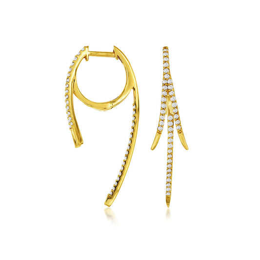 14ky Diamond Earrings