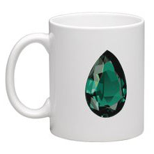 Coffee Mug - Green Gem - eklektic jewelry studio