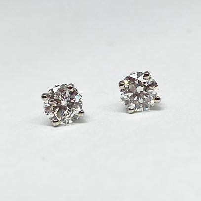 14kw Diamond Stud Earrings 0.60ct tw - eklektic jewelry studio