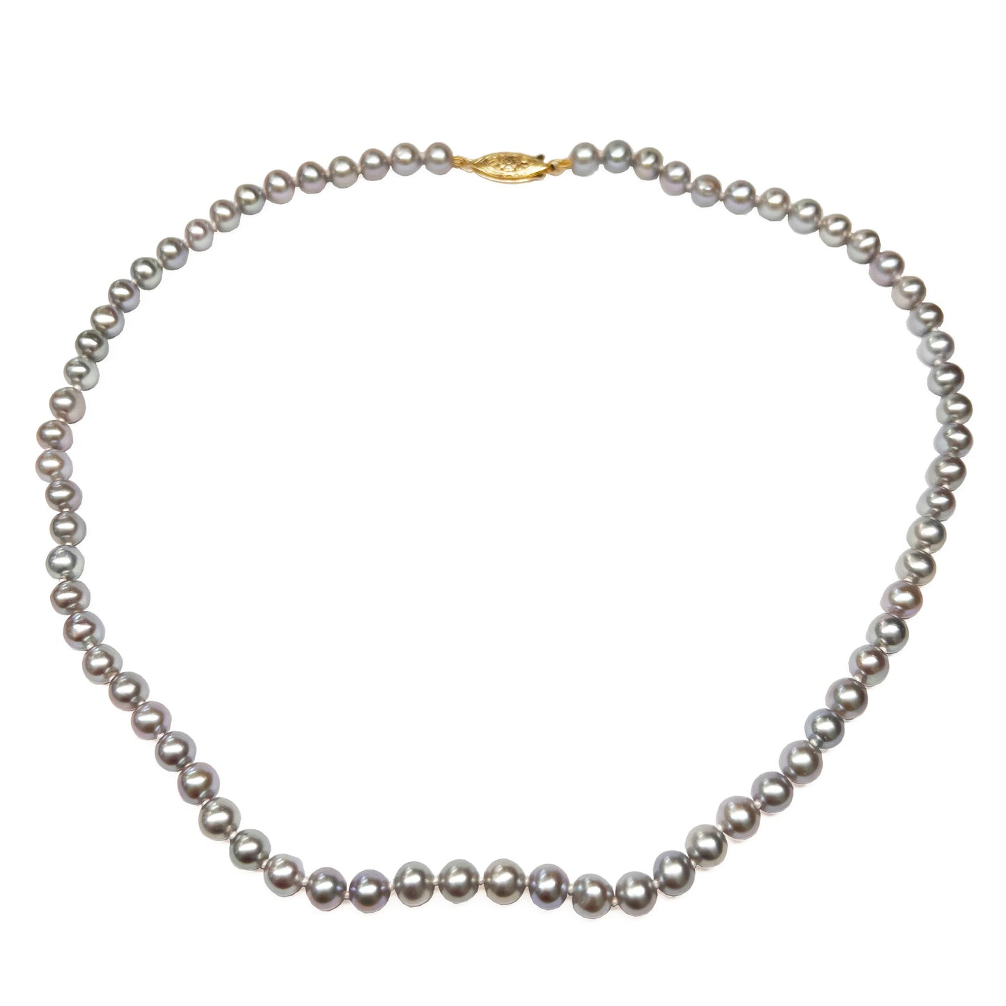 14ky Gray Freshwater Pearl Necklace