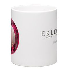 Coffee Mug - Red Gem - eklektic jewelry studio