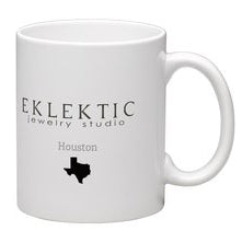 Coffee Mug - Rectangular Citrine - eklektic jewelry studio