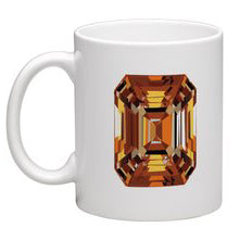 Coffee Mug - Rectangular Citrine - eklektic jewelry studio